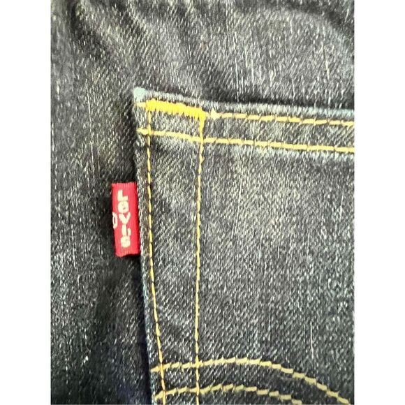 Levi’s Men’s 511 Dark Wash Slim Fit Denim Jeans 30 x 32 5 Pocket $69 - Picture 6 of 7